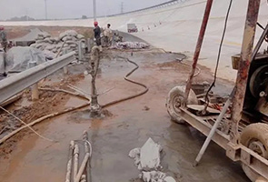 阳江公路钻孔施工